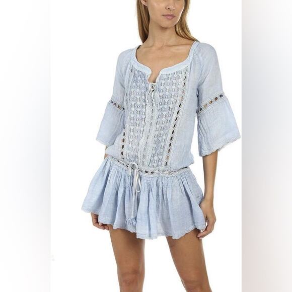 SUNDAY ST TROPEZ Bachata Linen Coverup Dress - Picture 1 of 3